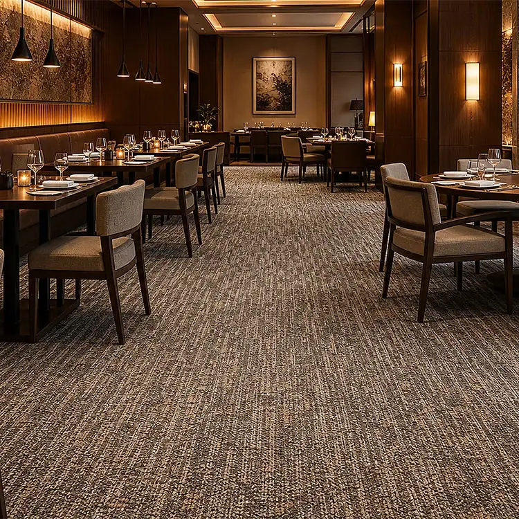 Holdbart Restaurant PP væg til væg tæppe