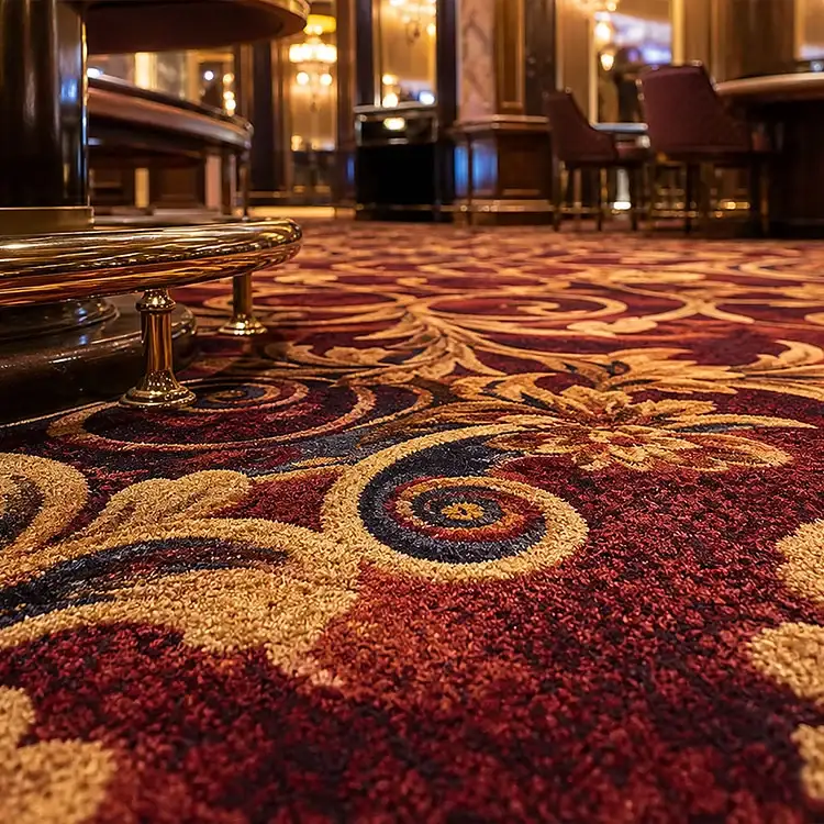 Luksus Casino Uld Væg til Væg tæppe