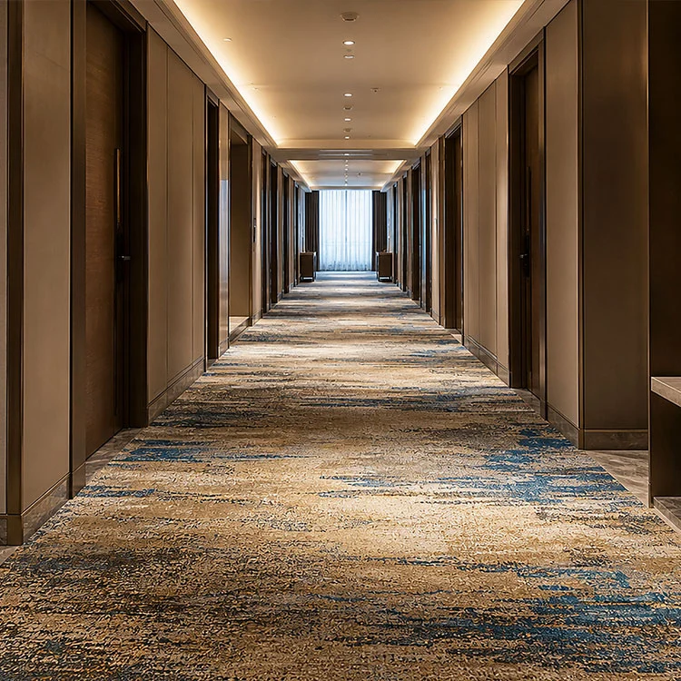 Premium Hotel Corridor trykt væg til væg tæppe